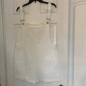 Relipop Women’s Overall Shorts Romper with Pockets